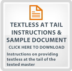Textless At Tail Instructions And Sample